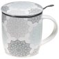 Preview: Set Teetasse Mandala grau