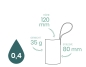 Preview: CARRY Sleeve 0,4 l - MINZE Preview: CARRY Sleeve 0,4 l - MINZE