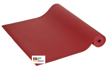 Yogamatte Premium 2. Wahl 183 x 60 x 0,3 cm bordeaux Made in Germany