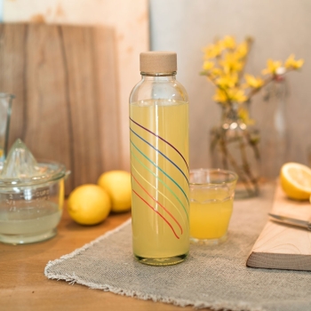 Glastrinkflasche CARRY 0.7 l RAINBOW