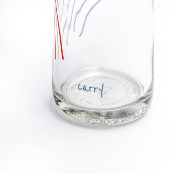 Glastrinkflasche CARRY 0.7 l RAINBOW
