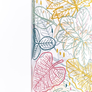 Glastrinkflasche CARRY 0.7 l FALLING LEAVES