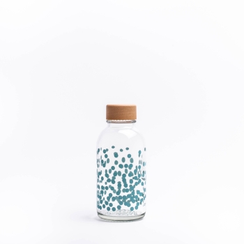 Glastrinkflasche CARRY 0,4 l PURE HAPPINESS