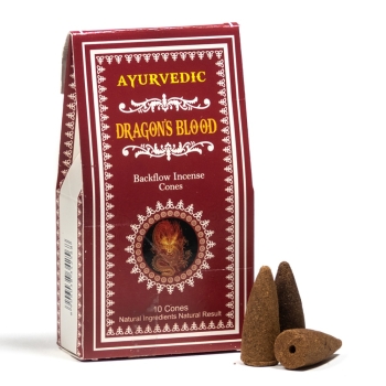Ayurvedische Rückfluss Räucherkegel Drachenblut
