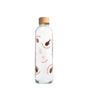 Glastrinkflasche CARRY 0.7 l POWER UP