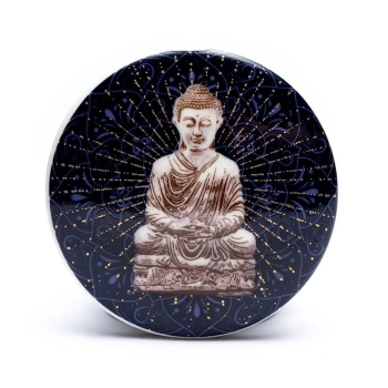 Set Teetasse Buddha blau