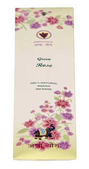 Indische Räucherstäbchen 100% Natural Green Rose