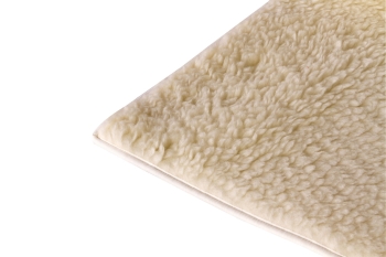 Schurwollmatte HF Natur 1800gr. umsäumt