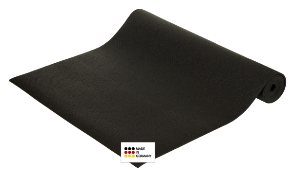 Yogamatte Premium 2. Wahl 183 x 60 x 0,45 cm schwarz Made in Germany Yogamatte Premium 2. Wahl 183 x 60 x 0,45 cm schwarz Made in Germany