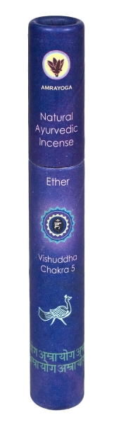 Ayurvedische Räucherstäbchen ETHER / Äther - Hals Chakra