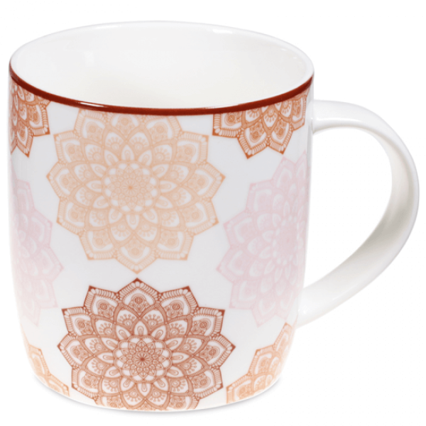 Set Teetasse Mandala rosa Set Teetasse Mandala rosa