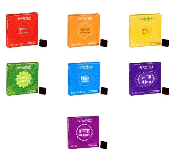 Aromafume Chakra-Weihrauchblöcke Aromafume Chakra-Weihrauchblöcke