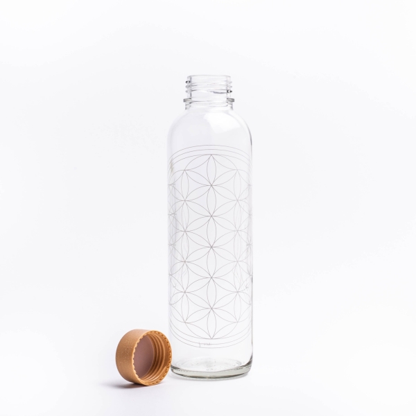 Glastrinkflasche CARRY 0.7 l FLOWER OF LIFE