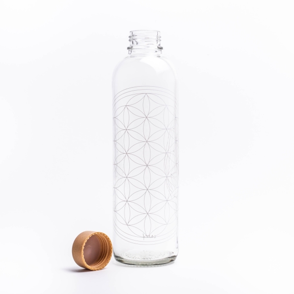 Glastrinkflasche CARRY 1 l FLOWER OF LIFE Glastrinkflasche CARRY 1 l FLOWER OF LIFE