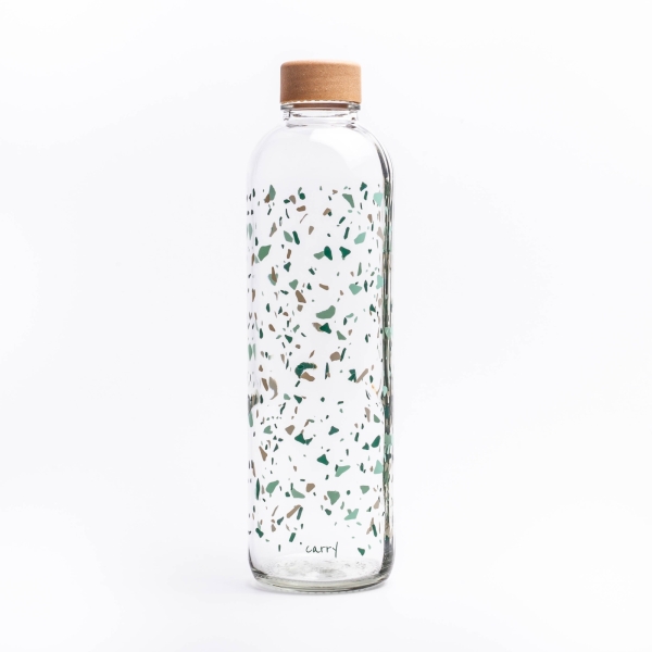 Glastrinkflasche CARRY 1 l TERRAZZO