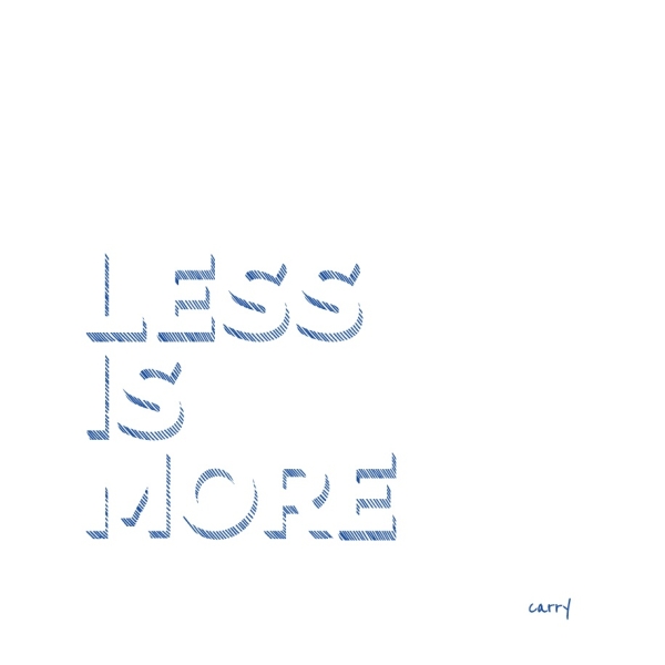 Glastrinkflasche CARRY 0.7 l LESS IS MORE Glastrinkflasche CARRY 0.7 l LESS IS MORE