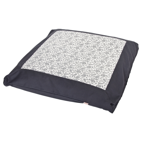 Meditationsunterlage BASIC PAISLEY Design 80x80 cm grau Meditationsunterlage BASIC PAISLEY Design 80x80 cm grau
