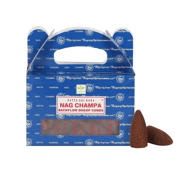 Rückfluss Räucherkegel Nag Champa