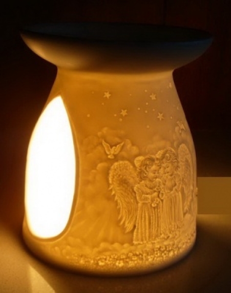 Duftlampe Porzellan Angels Duftlampe Porzellan Angels